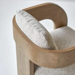 Boti - Chaise En Mindi Massif Et Tissu écru -Magasin De Meubles 1200 1200 chaise boti en mindi massif et tissu ecru 4