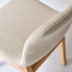 Cocoon - Chaise Linen En Chêne Massif -Magasin De Meubles 1200 1200 chaise cocoon linen en chene 6