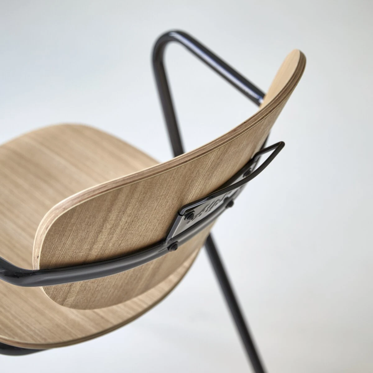 Ada - Chaise En Frêne Et Métal 4 Ada - Chaise En Frêne Et Métal – Image 2