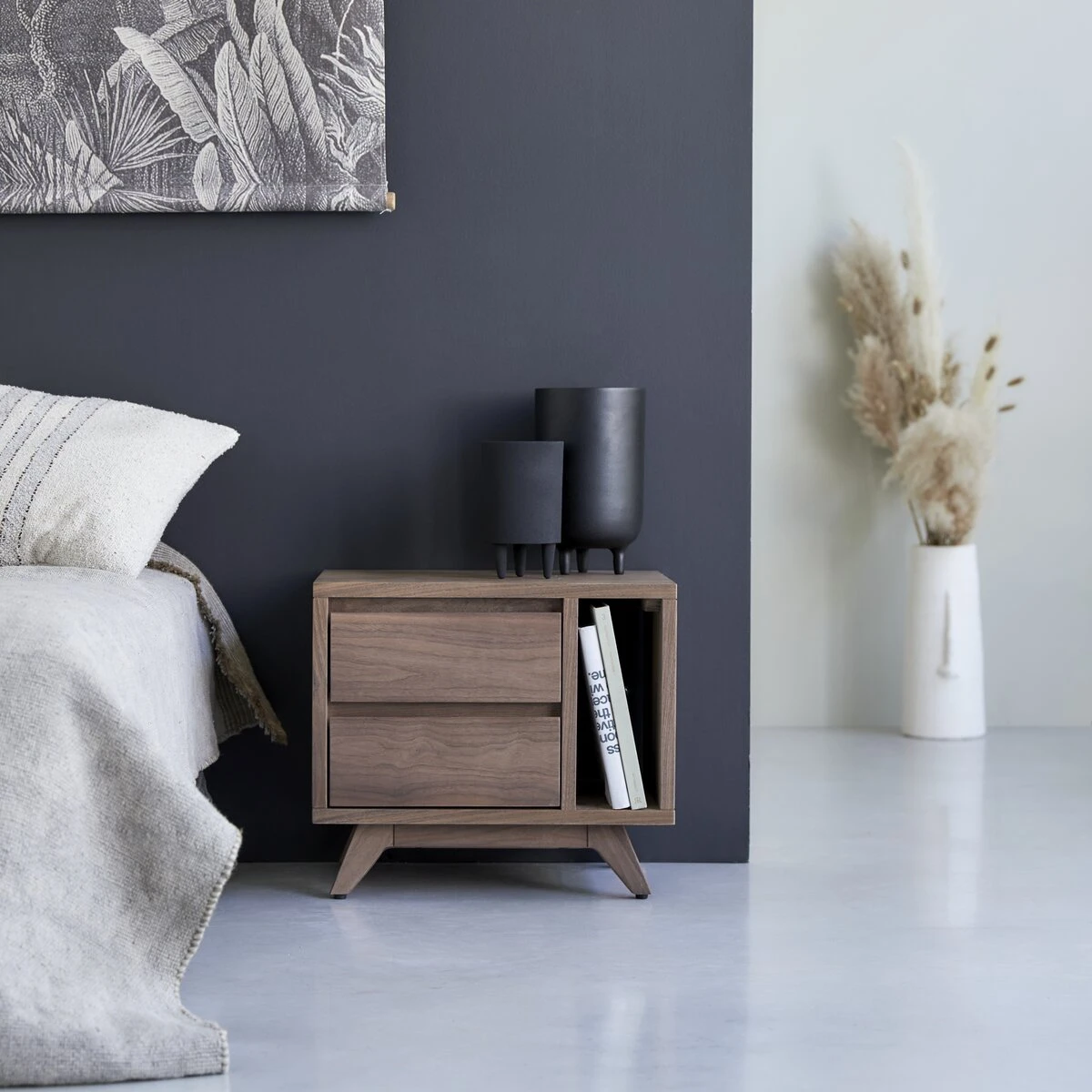 Esmée - Chevet En Noyer Massif 2 Esmée - Chevet En Noyer Massif