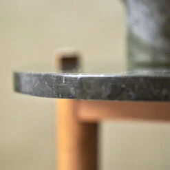 Nestor - Chevet En Teck Et Marbre Black -Magasin De Meubles 1200 1200 chevet en teck et marbre nestor black 5