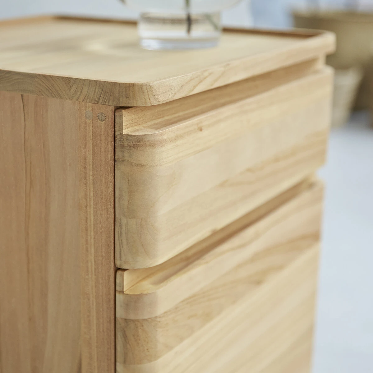 Nino - Chevet En Teck Massif 7 Nino - Chevet En Teck Massif – Image 5