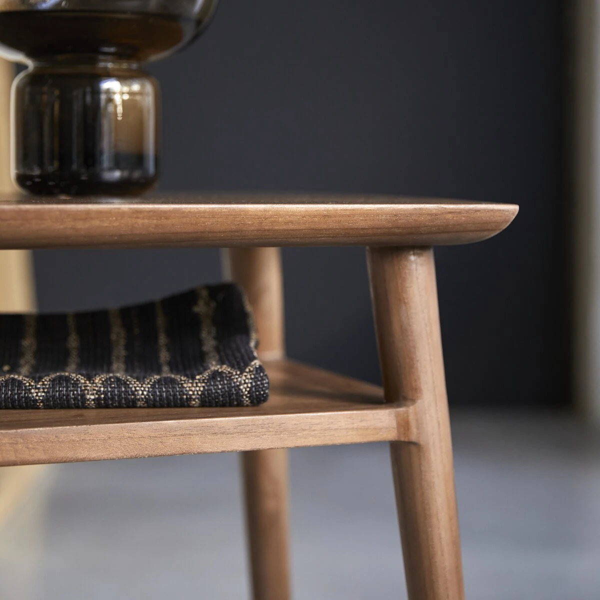 Vintage - Chevet En Teck Massif Recyclé 4 Vintage - Chevet En Teck Massif Recyclé – Image 2