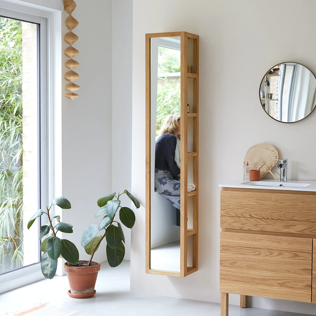 Twig - Colonne Droite En Teck Massif 7 Twig - Colonne Droite En Teck Massif – Image 5