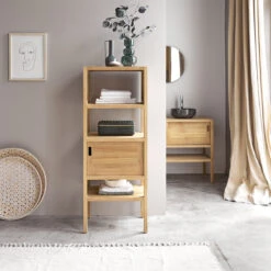 Arty - Colonne En Teck Massif