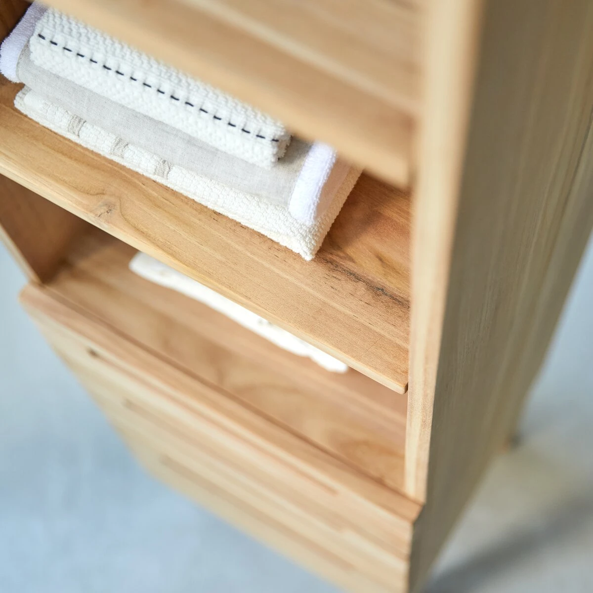 Slats - Colonne En Teck Massif 7 Slats - Colonne En Teck Massif – Image 5