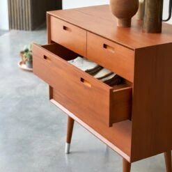 Magda 50's - Commode En Acajou Massif -Magasin De Meubles 1200 1200 commode en acajou magda 50s 4