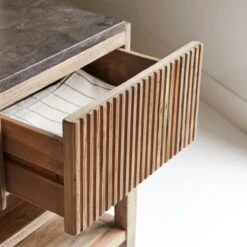 Nahta - Commode En Orme Recyclé Et Pierre Bleue -Magasin De Meubles 1200 1200 commode en orme recycle et pierre bleue nahta 2