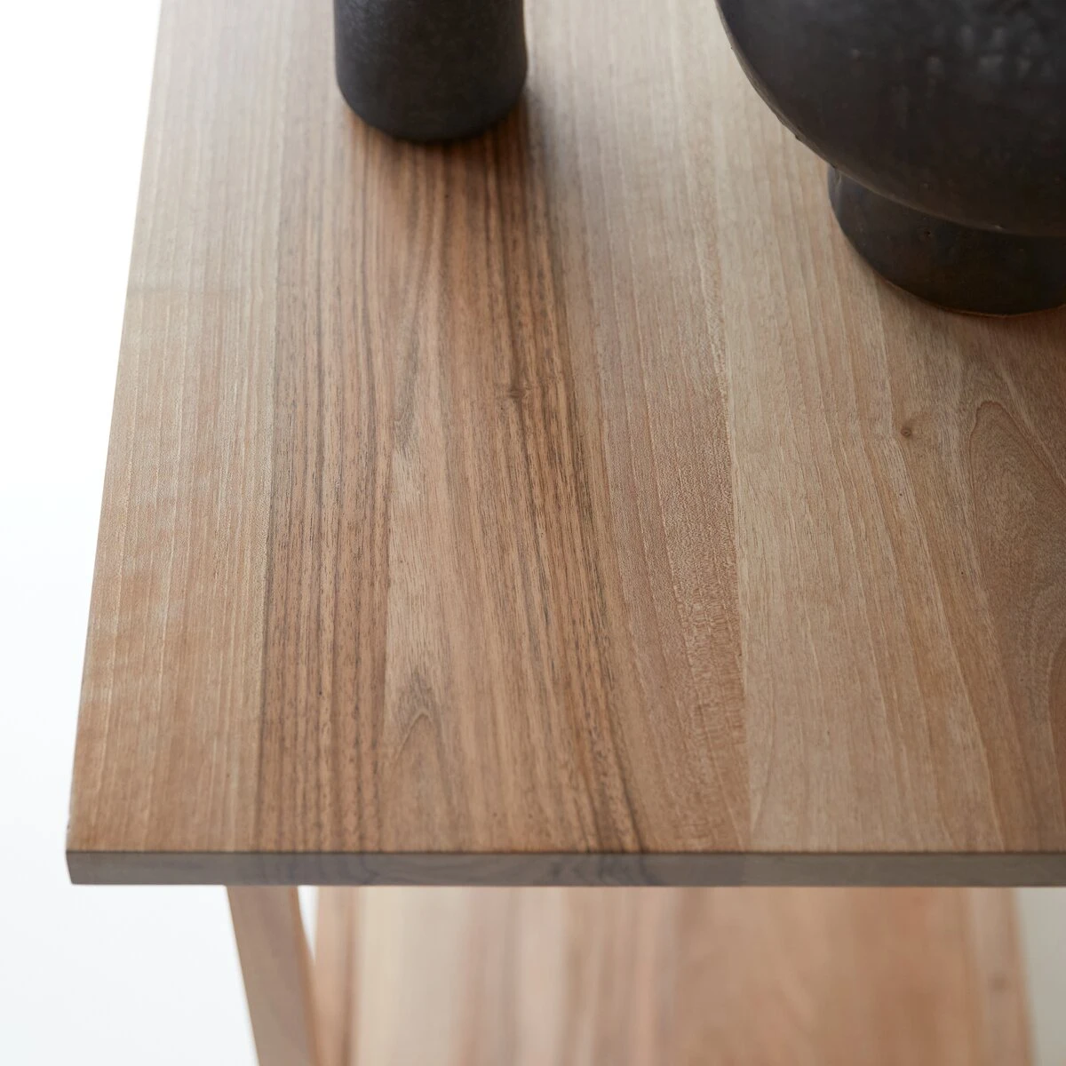 Clovis - Console 1 Tiroir En Noyer Massif Français 5 Clovis - Console 1 Tiroir En Noyer Massif Français – Image 3