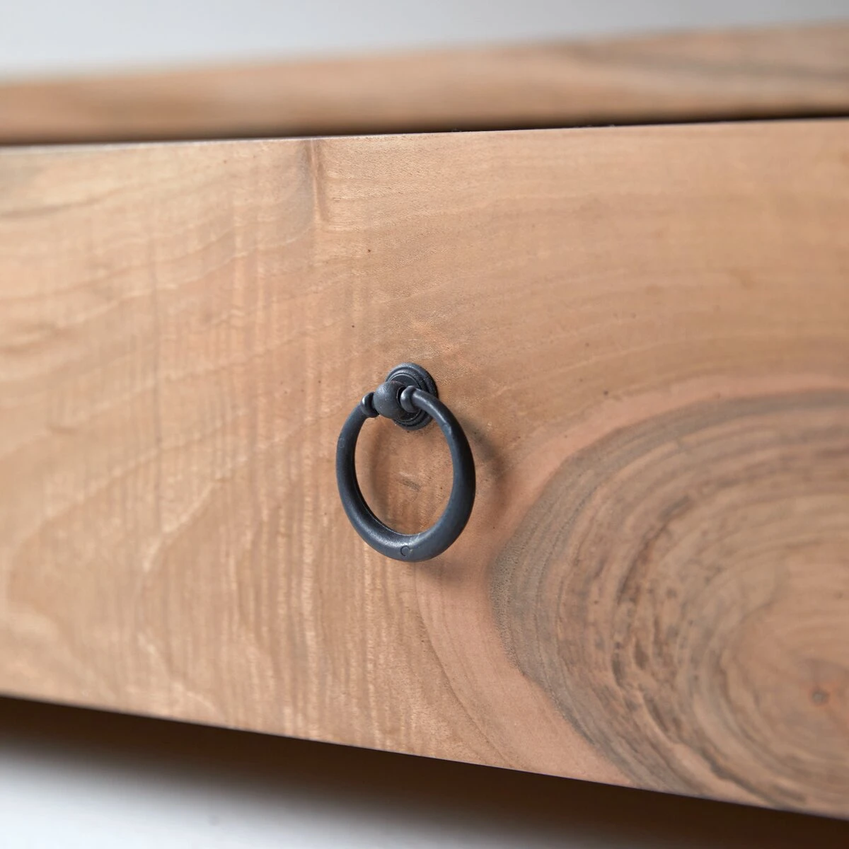 Clovis - Console 1 Tiroir En Noyer Massif Français 7 Clovis - Console 1 Tiroir En Noyer Massif Français – Image 5