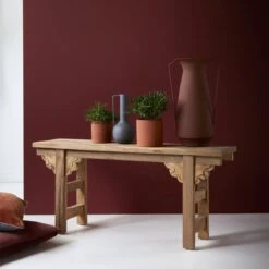 Adonis - Console Basse En Teck Massif Recyclé -Magasin De Meubles 1200 1200 console basse en teck massif recycle adonis 3