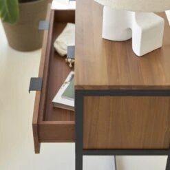 Urban - Console En Acacia Massif Et Métal -Magasin De Meubles 1200 1200 console en acacia massif et metal urban 4