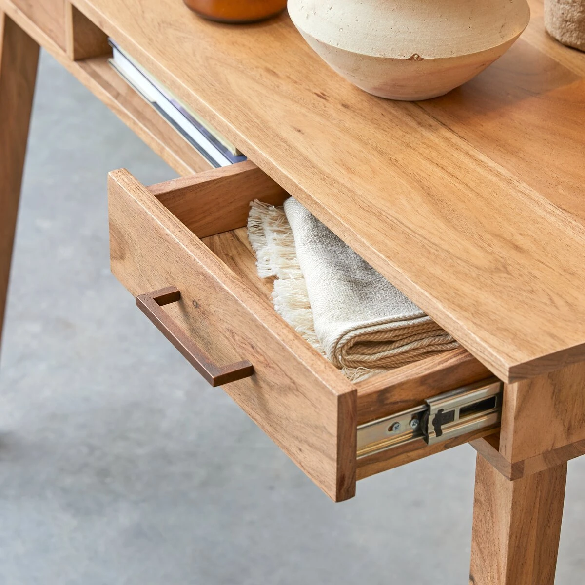 Oslo - Console En Acacia Massif 4 Oslo - Console En Acacia Massif – Image 2