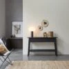 Thaki Black - Console En Pin Massif 2 Tiroirs 1 Thaki Black - Console En Pin Massif 2 Tiroirs -Magasin De Meubles 1200 1200 console en pin 2 tiroirs thaki black