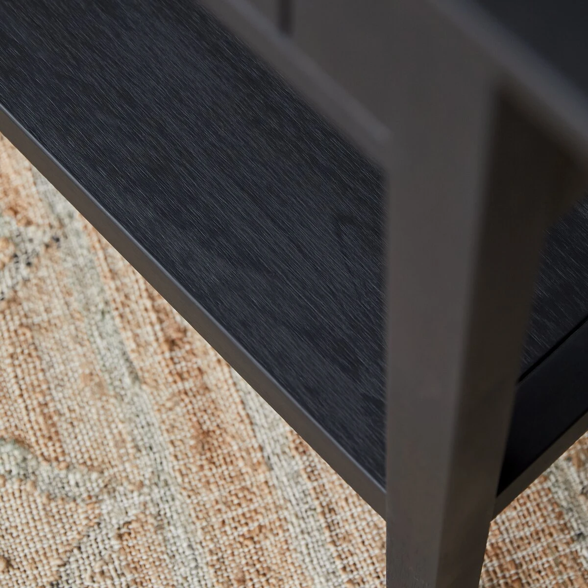 Thaki Black - Console En Pin Massif 2 Tiroirs 9 Thaki Black - Console En Pin Massif 2 Tiroirs – Image 7