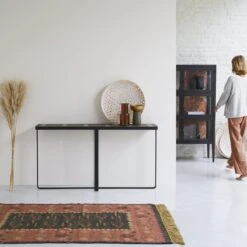 Ani - Console En Pin Massif Et Métal