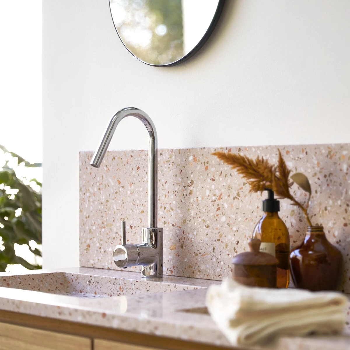 Ava - Crédence En Terrazzo Premium Pink 120 Cm 6 Ava - Crédence En Terrazzo Premium Pink 120 Cm – Image 4