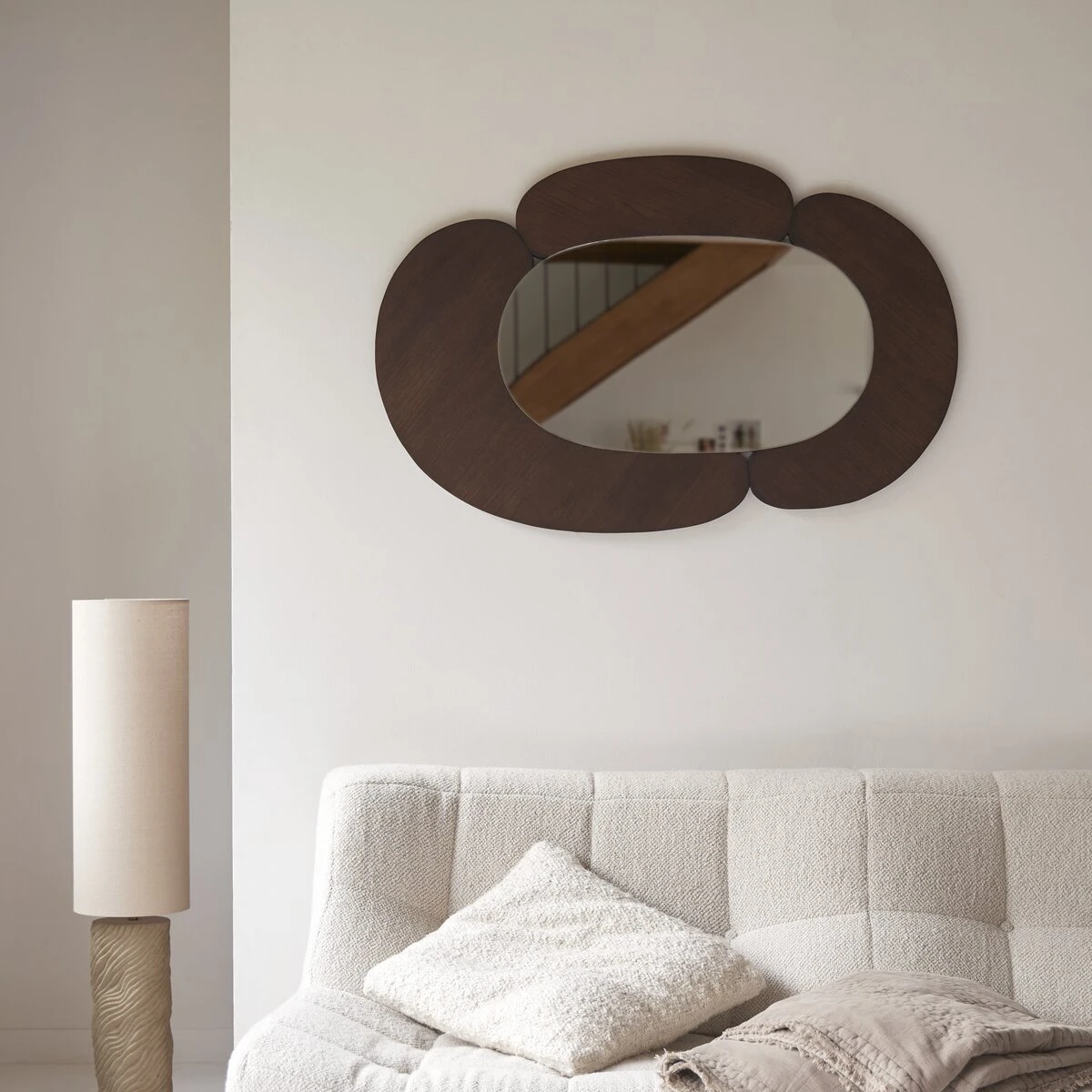 Eda - Miroir Ovale En Mindi Foncé 115x75 Cm 3 Eda - Miroir Ovale En Mindi Foncé 115x75 Cm