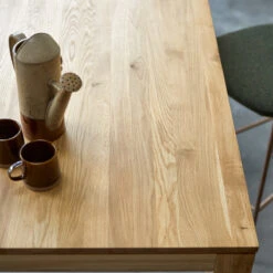 Eden - Table De Bar En Chêne Massif 4-6 Pers -Magasin De Meubles 1200 1200 eden table de bar en chene massif 4 6 pers 2