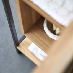 Michal - Elément Bas En Teck Massif Et Métal -Magasin De Meubles 1200 1200 element bas en teck massif et metal michal 5