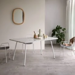 Elio - Table Rectangulaire En Terrazzo Premium Et Métal Green 4-6 Pers. -Magasin De Meubles 1200 1200 elio table rectangulaire en terrazzo premium et metal green 4 6 pers 3