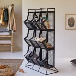 Cléo - Etagère Casiers Enfant En Métal -Magasin De Meubles 1200 1200 etagere casiers enfant en metal cleo 3