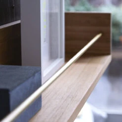 Sasha - Etagère Murale En Teck Massif 100 Cm -Magasin De Meubles 1200 1200 etagere murale en teck massif sasha 100 cm 2