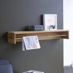 Sasha - Etagère Murale En Teck Massif 100 Cm -Magasin De Meubles 1200 1200 etagere murale en teck massif sasha 100 cm 4