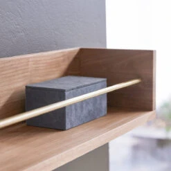 Sasha - Etagère Murale En Teck Massif 60 Cm -Magasin De Meubles 1200 1200 etagere murale en teck massif sasha 60 cm 1