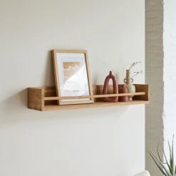 Ugo - Etagère Murale En Teck Massif 100 Cm -Magasin De Meubles 1200 1200 etagere murale en teck massif ugo 100 cm 3