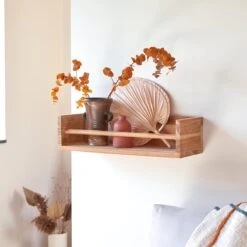 Ugo - Etagère Murale En Teck Massif 60 Cm -Magasin De Meubles 1200 1200 etagere murale en teck massif ugo 60 cm 5