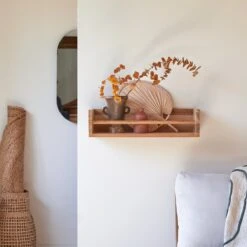 Ugo - Etagère Murale En Teck Massif 60 Cm -Magasin De Meubles 1200 1200 etagere murale en teck massif ugo 60 cm 6