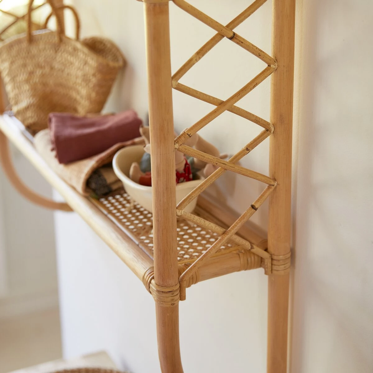 Marius - Etagère Murale Enfant En Rotin 4 Marius - Etagère Murale Enfant En Rotin – Image 2