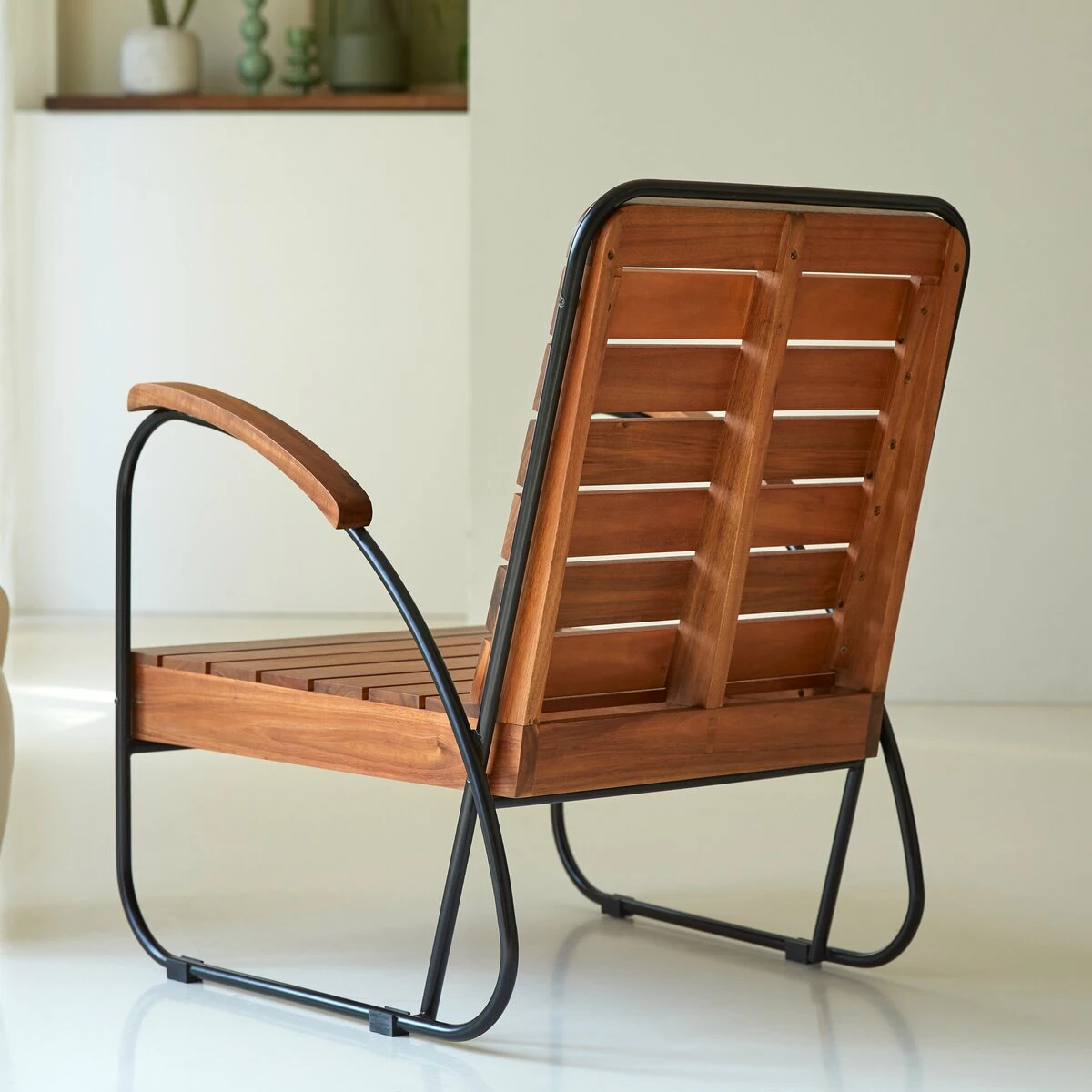 Key Wood - Fauteuil En Acacia Massif 4 Key Wood - Fauteuil En Acacia Massif – Image 2