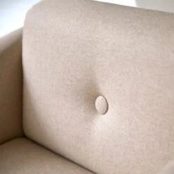 Bjorn - Fauteuil En Chêne Massif Et Tissu écru -Magasin De Meubles 1200 1200 fauteuil en chene massif et tissu ecru bjorn 2