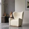 Sherpa - Fauteuil En Chêne Massif Et Tissu -Magasin De Meubles 1200 1200 fauteuil en chene massif et tissu sherpa