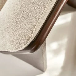 Folk - Fauteuil En Mindi Massif Et Tissu écru -Magasin De Meubles 1200 1200 fauteuil folk en mindi massif et tissu ecru 4