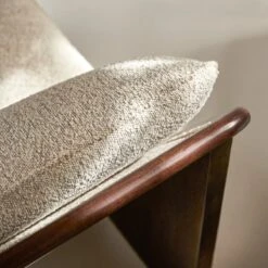 Folk - Fauteuil En Mindi Massif Et Tissu écru -Magasin De Meubles 1200 1200 fauteuil folk en mindi massif et tissu ecru 5