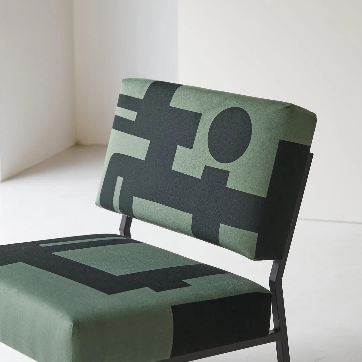 Barbican - Fauteuil Français Vert 4 Barbican - Fauteuil Français Vert – Image 2