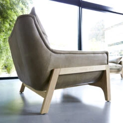 Woodnest - Fauteuil En Chêne Massif Et Cuir Cheyenne -Magasin De Meubles 1200 1200 fauteuil woodnest en chene massif et cuir cheyenne 6
