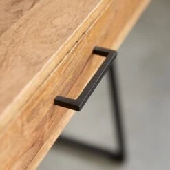 Hedda - Bureau Enfant En Manguier Massif Et Métal -Magasin De Meubles 1200 1200 hedda bureau enfant en manguier massif et metal 5