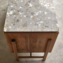 Isaure - Buffet En Noyer Massif Et Terrazzo Premium 140 Cm 13 Isaure - Buffet En Noyer Massif Et Terrazzo Premium 140 Cm -Magasin De Meubles 1200 1200 isaure buffet en noyer massif et terrazzo premium 140 cm 3