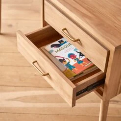 Magasin De Meubles -Magasin De Meubles 1200 1200 kort bureau enfant en teck massif 1