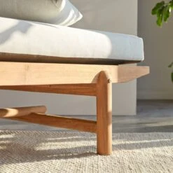 Fado - Méridienne En Teck Massif, 1 Place -Magasin De Meubles 1200 1200 meridienne en teck massif fado 10