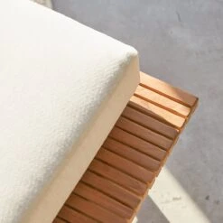 Fado - Méridienne En Teck Massif, 1 Place -Magasin De Meubles 1200 1200 meridienne en teck massif fado 7