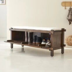 Arko - Meuble à Chaussures En Manguier Massif -Magasin De Meubles 1200 1200 meuble a chaussures en manguier massif arko 2