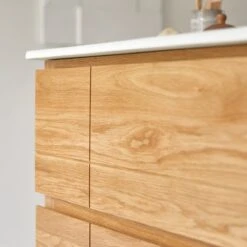 Easy - Meuble Salle De Bain En Chêne Massif Et Céramique 60 Cm -Magasin De Meubles 1200 1200 meuble salle de bain en chene massif et ceramique easy 60 cm 2