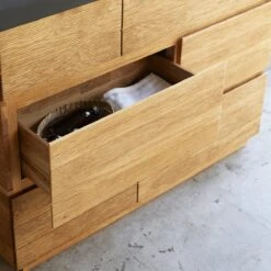 Karl - Meuble Salle De Bain En Chêne Massif Et Pierre De Lave 120 Cm -Magasin De Meubles 1200 1200 meuble salle de bain en chene massif et pierre de lave karl 120 cm 6