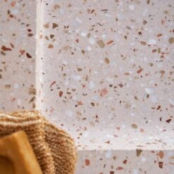 Nova - Meuble Salle De Bain En Chêne Massif Et Terrazzo Premium Pink 80 Cm -Magasin De Meubles 1200 1200 meuble salle de bain en chene massif et terrazzo premium pink 80 nova 5