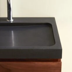 Nova - Meuble Salle De Bain En Palissandre Massif Et Pierre De Lave 120 Cm -Magasin De Meubles 1200 1200 meuble salle de bain en palissandre massif et pierre de lave nova 120 cm 2